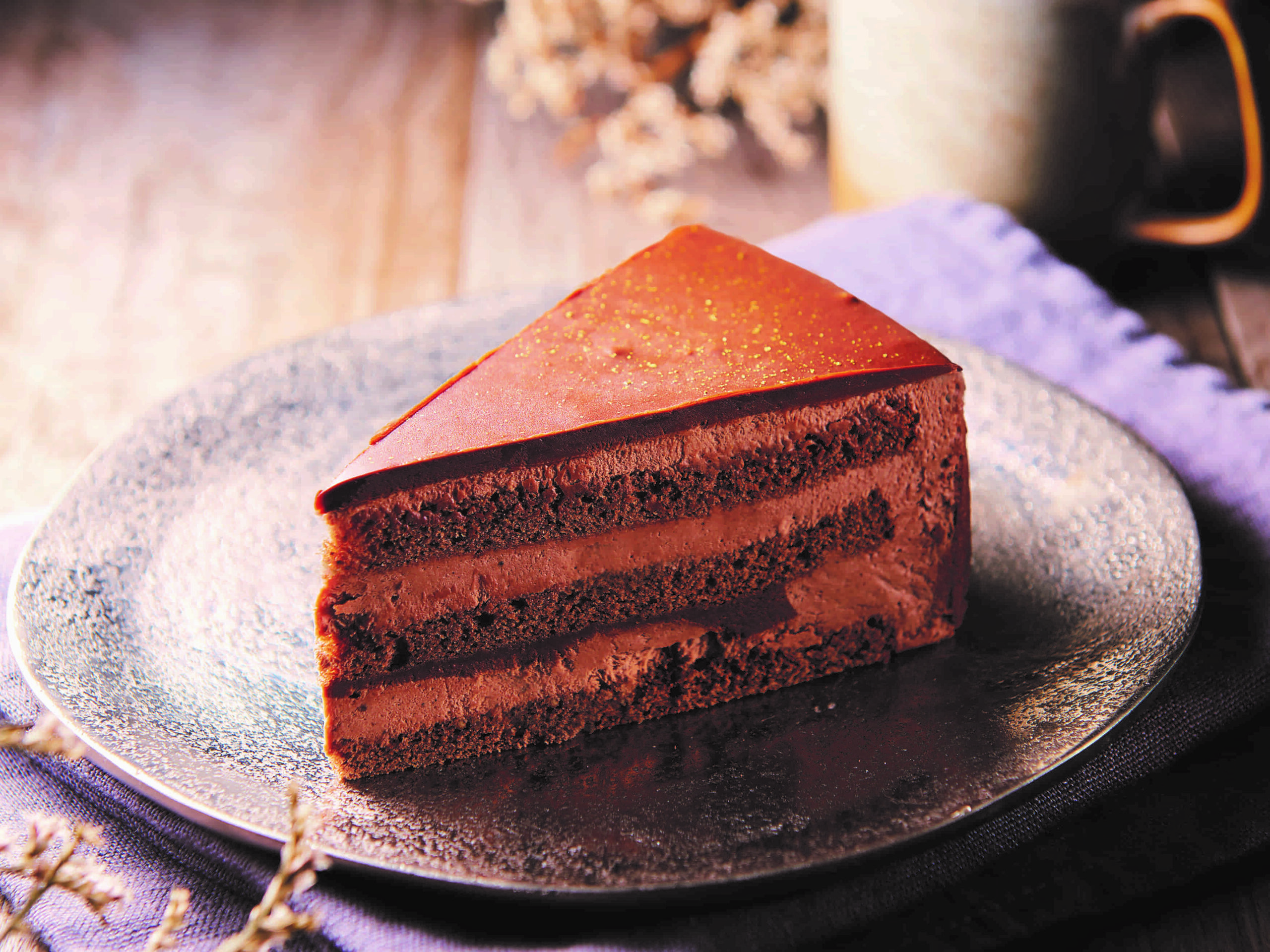糖質86％カットの濃厚チョコショートケーキ_画像
