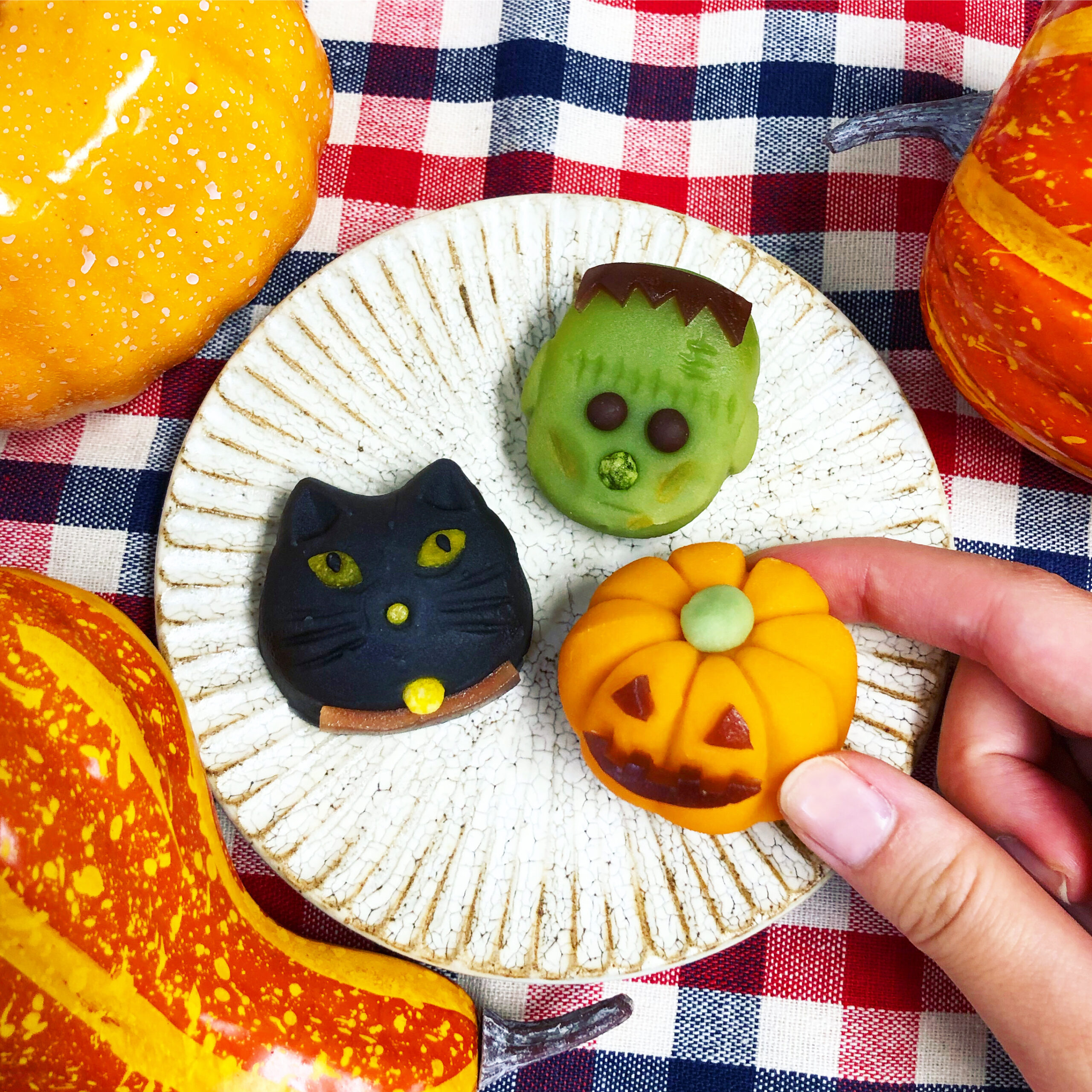 ハロウィン創作和菓子_画像