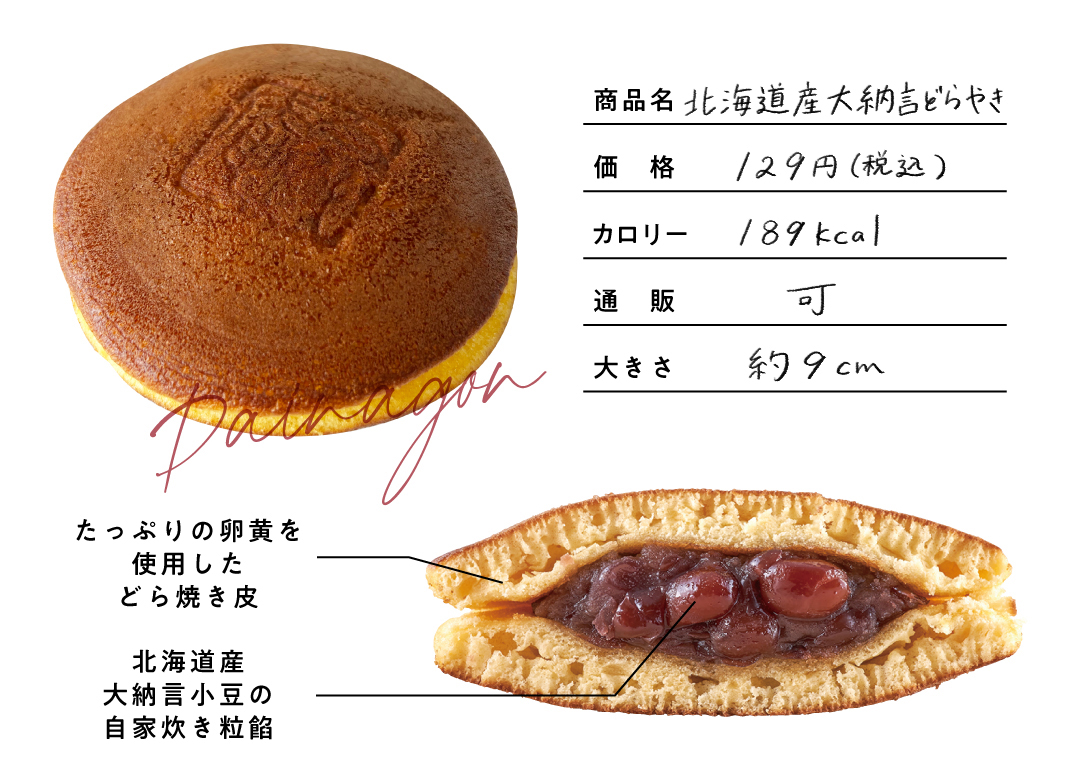 北海道産大納言どらやき_画像