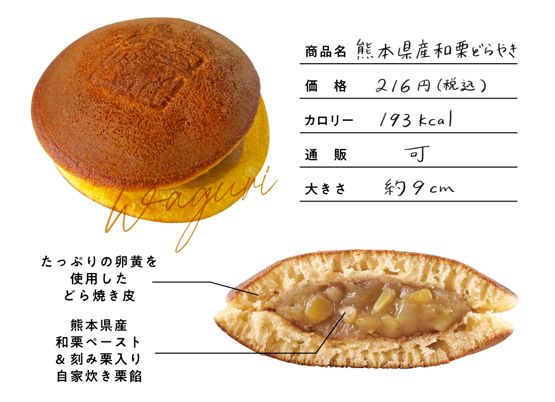 熊本県産和栗どらやき_画像