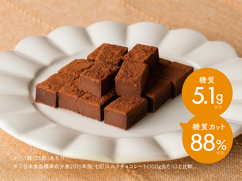 糖質カット生チョコ風